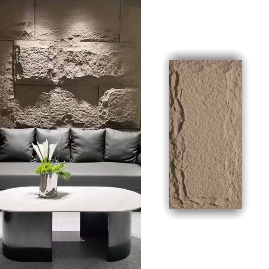 Panou Decorativ 3D din PU Imitație Piatră – imagine 2
