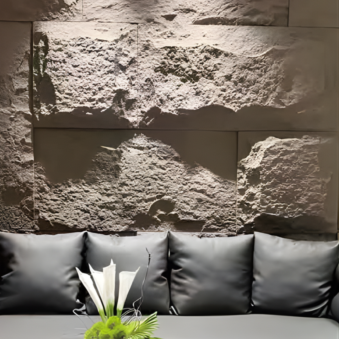 Panou Decorativ 3D din PU Imitație Piatră – imagine 1