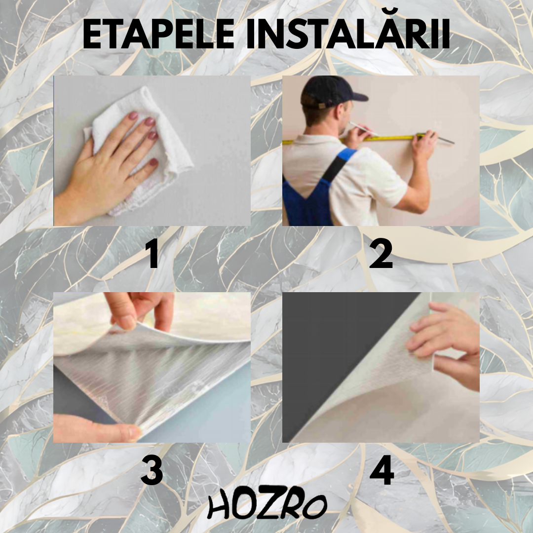 Tapet Autoadeziv Imitație Marmură – imagine 5