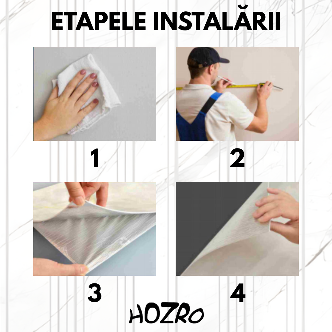 Tapet Autoadeziv Imitație Marmură – imagine 5