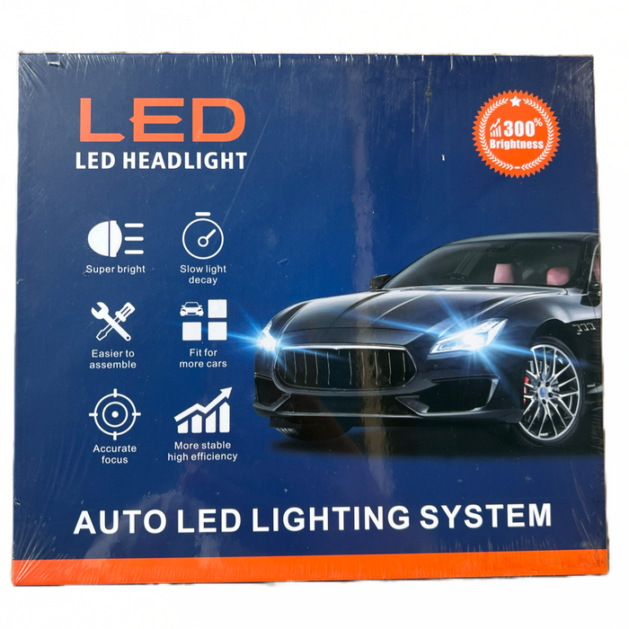 Set 2 Leduri Arover , Canbus, 380w, 18.000lm, alb 6000k, IP68, compatibil H1, H4, H7, H11