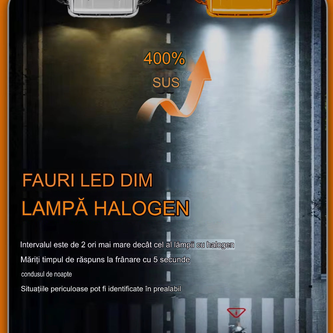 Set 2 Becuri Led camion / tir 24 v