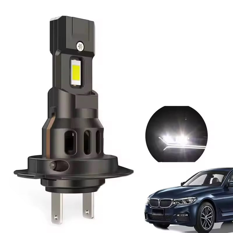 Set 2 becuri LED auto 6000K, 12V, fără polaritate, IP68, compatibile H1 H4 H7 H11 HB3 HB4 9012 - Compatibile 1:1