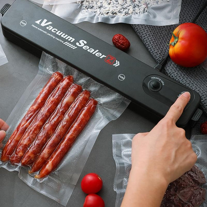 Aparat de Vidat și Sigilat Vacuum Sealer S 90W – Mașină de Ambalat în Vid, Pungi Incluse
