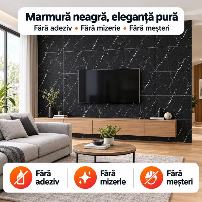 Plăci Autoadezive Imitație Marmură – imagine 2