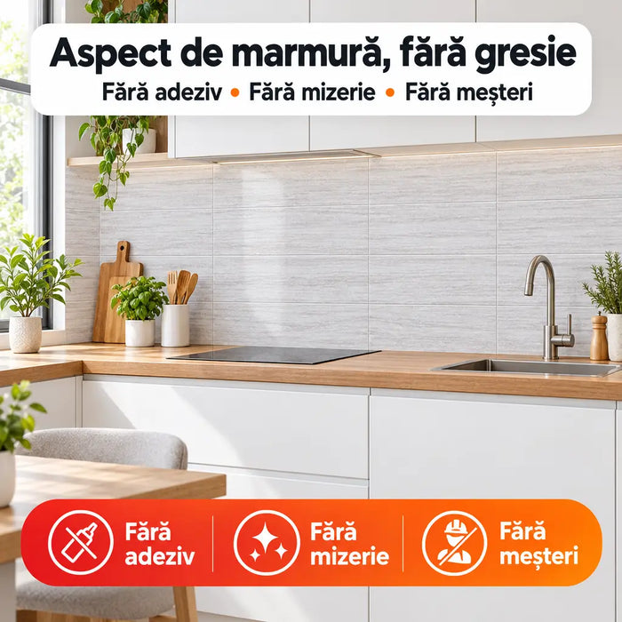 Plăci Autoadezive Imitație Marmură – imagine 2