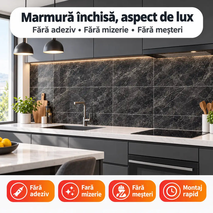 Plăci Autoadezive Imitație Marmură – imagine 4
