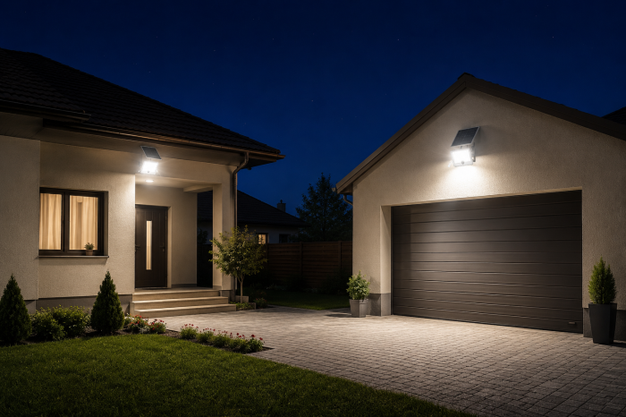 Proiector Solar LED INNOVA Hall 600W – Smart Home, IP67, Panou Solar 35×35 cm + Teleco