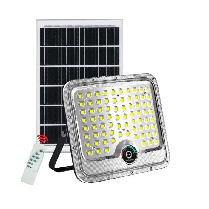 Proiector Solar LED INNOVA Hall 600W – Smart Home, IP67, Panou Solar 35×35 cm + Teleco
